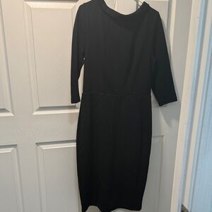 Boden Classic Black Long Sleeve Dress